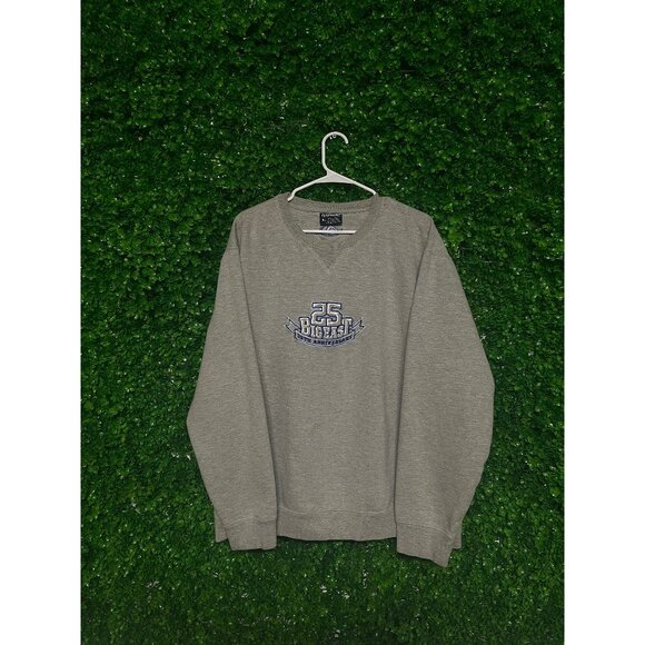 Vintage NCAA Big East 25th Anniversary Pullover Crewneck, Adult Mens Large, Rewo - Picture 1 of 1